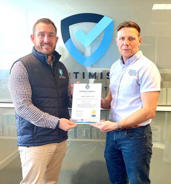 Copier Systems complete their cybersecurity training in Barnsley