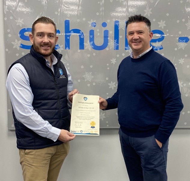 Schulke complete their cyber security certification course in Sheffield